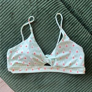 Carve Designs Green and Pink swim top